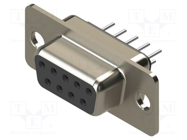 Connector: D-Sub; PIN: 9; socket; female; straight; THT; MHDD