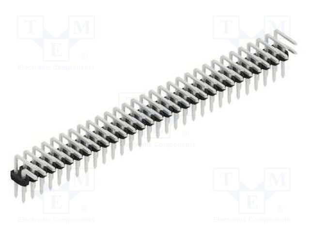 Connector: pin strips; pin header; male; PIN: 60; 2mm; THT; 2x30