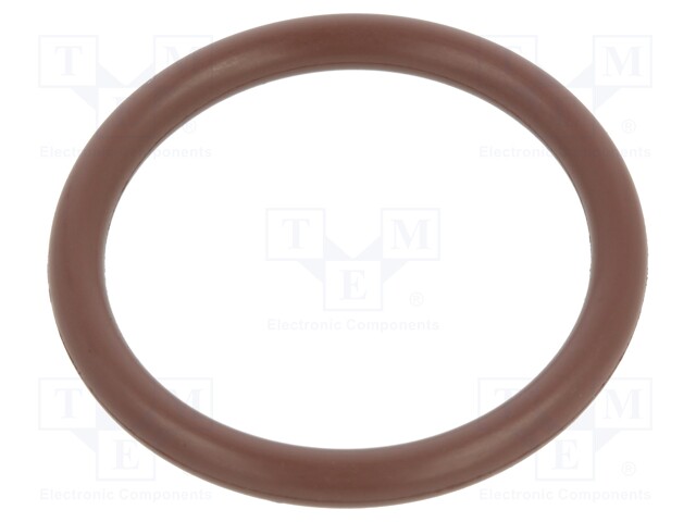 O-ring gasket; FPM; D: 3.5mm; Øint: 23mm; brown; -20÷200°C