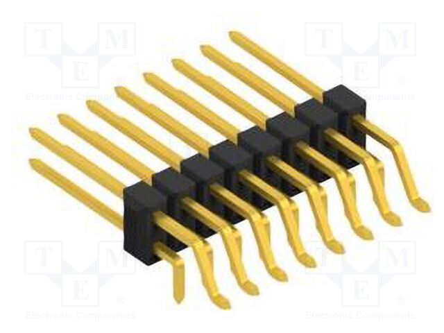Connector: pin strips; pin header; male; PIN: 16; 2.54mm; SMT,THT