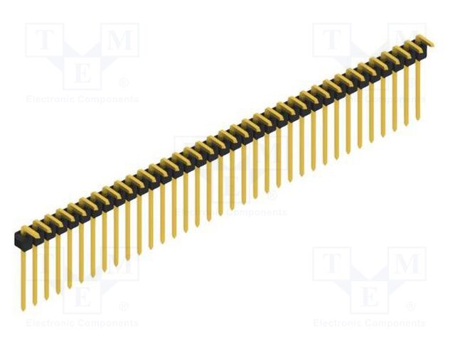 Connector: pin strips; pin header; male; PIN: 35; 2.54mm; THT; 1x35