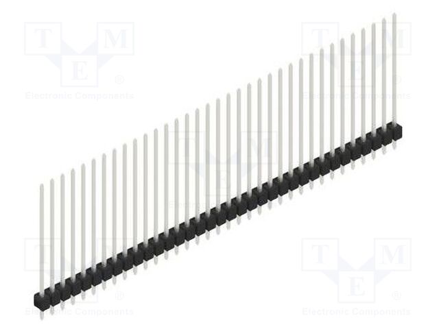 Connector: pin strips; pin header; male; PIN: 35; 2.54mm; THT; 1x35