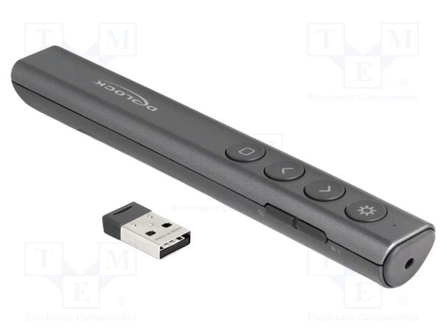 Presenter; silver; USB A plug; PnP; No.of butt: 7; 2.4GHz; 30m