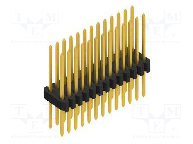 Connector: pin strips; pin header; male; PIN: 26; 1.27mm; THT; 2x13