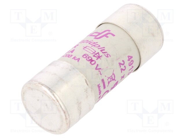 Fuse: fuse; aR; 40A; 690VAC; 700VDC; 22x58mm