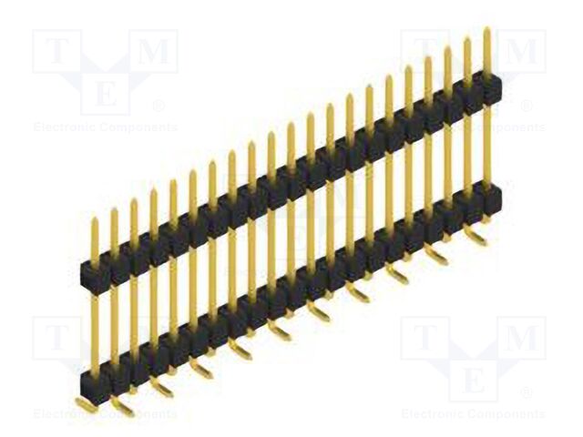 Connector: pin strips; pin header; male; PIN: 21; 2.54mm; SMT; 1x21