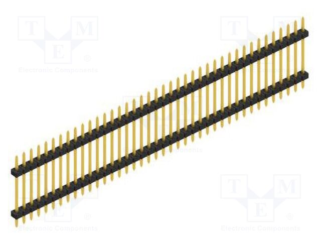 Connector: pin strips; pin header; male; PIN: 40; 2mm; THT; 1x40