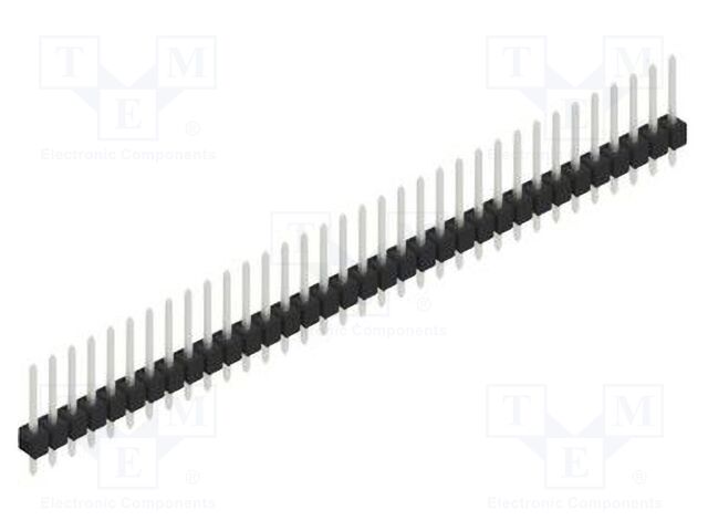Connector: pin strips; pin header; male; PIN: 34; 2.54mm; THT; 1x34