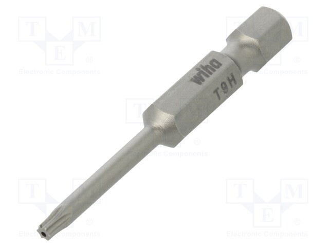Screwdriver bit; Torx® with protection; T9H; Overall len: 50mm