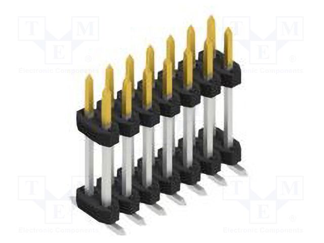 Connector: pin strips; pin header; male; PIN: 14; 2mm; SMT; 2x7; 100V