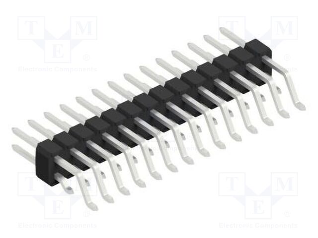 Connector: pin strips; pin header; male; PIN: 28; 2.54mm; SMT; 2x14
