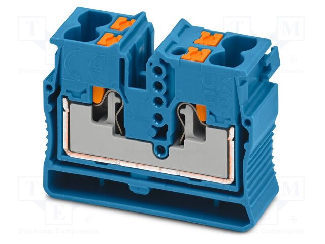 Splice terminal: rail; 24A; 800V; push-in; PA; L: 27.3mm; 0.14÷4mm2