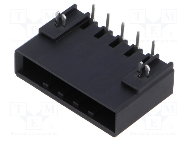 Pluggable terminal block; 5.08mm; ways: 5; black; terminals: 5