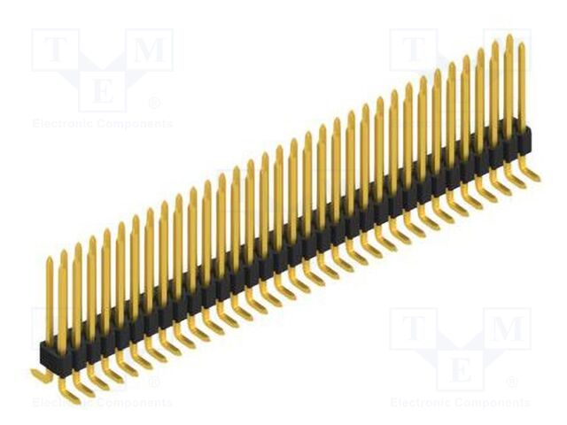 Connector: pin strips; pin header; male; PIN: 66; 1.27mm; SMT; 2x33