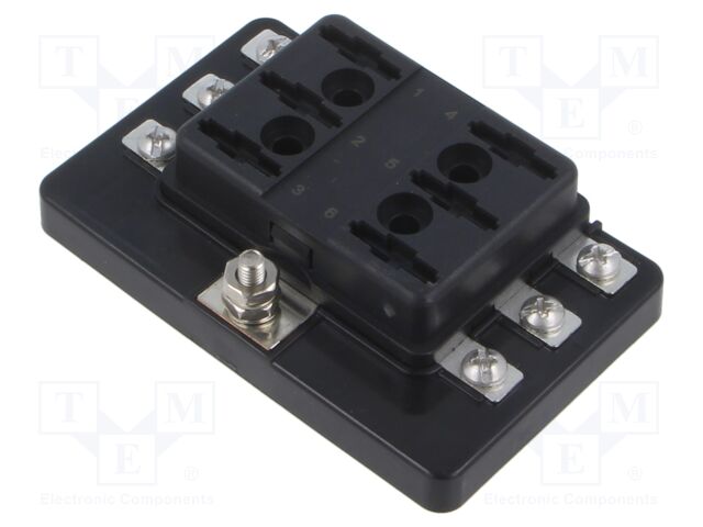 Fuse acces: fuse boxes; 30A; screw; Leads: M4 screws; -20÷85°C; 32V