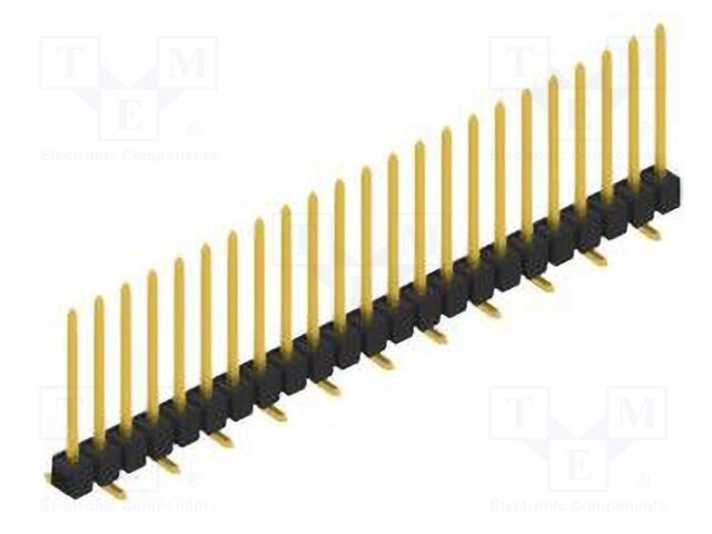 Connector: pin strips; pin header; male; PIN: 23; 2.54mm; SMT; 1x23