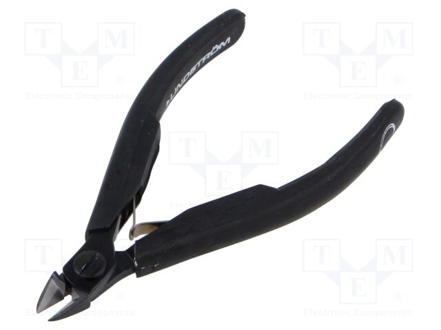 Pliers; side,cutting,precision; oval head,blackened tool