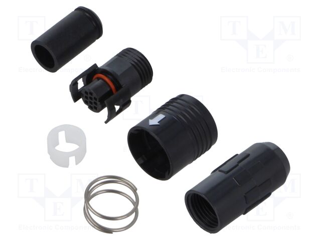 Connector: circular; HR30; Locking: push-pull; plug; female; 2A