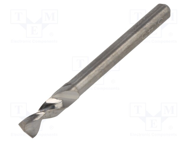 Drill bit; PCB; Ø: 3.45mm; L: 38.2mm; 1/8" (3,175mm)