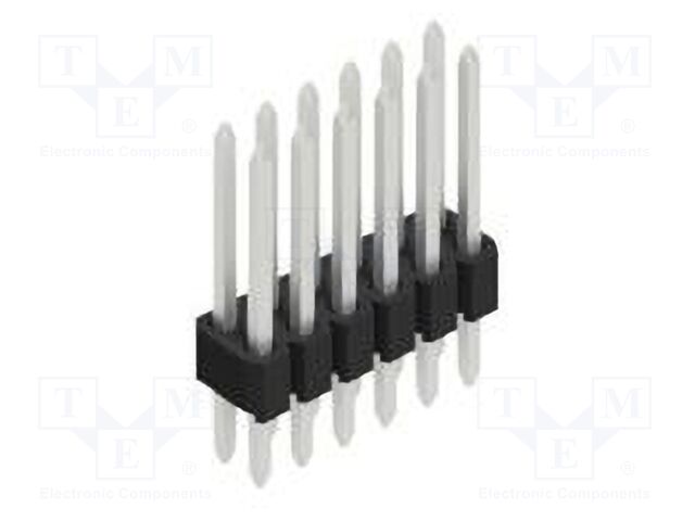 Connector: pin strips; pin header; male; PIN: 12; 1.27mm; THT; 2x6