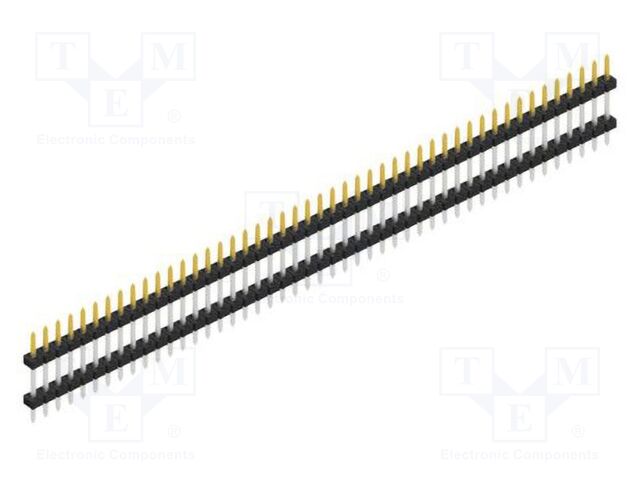 Connector: pin strips; pin header; male; PIN: 47; 2mm; THT; 1x47