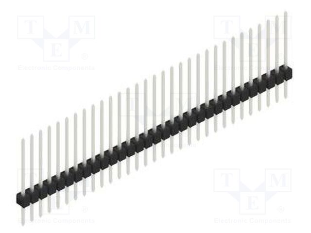 Connector: pin strips; pin header; male; PIN: 31; 2.54mm; THT; 1x31