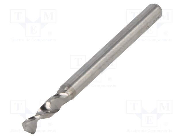 Drill bit; PCB; Ø: 2.8mm; L: 38.2mm; 1/8" (3,175mm)