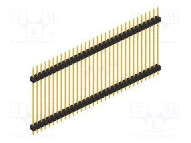Connector: pin strips; pin header; male; PIN: 32; 2.54mm; THT; 1x32