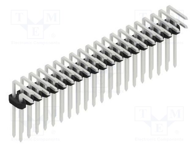 Connector: pin strips; pin header; male; PIN: 40; 2mm; THT; 2x20