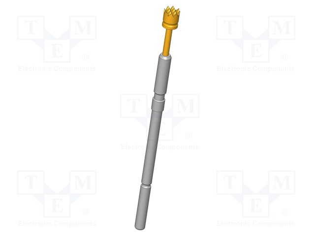 Test needle; Operational spring compression: 4mm; 5A; Ø: 2.5mm