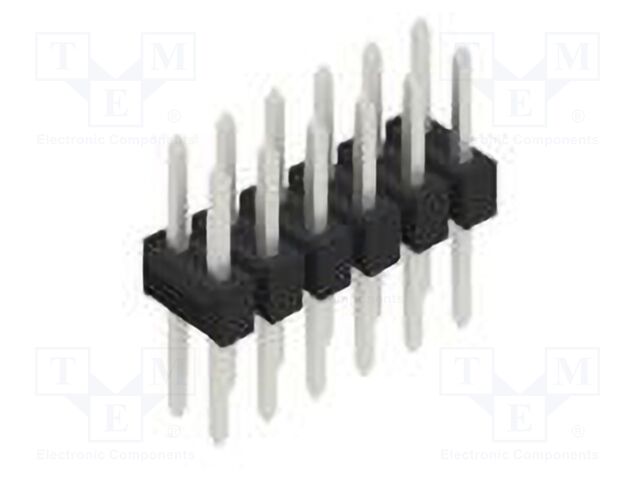 Connector: pin strips; pin header; male; PIN: 12; 2.54mm; THT; 2x6