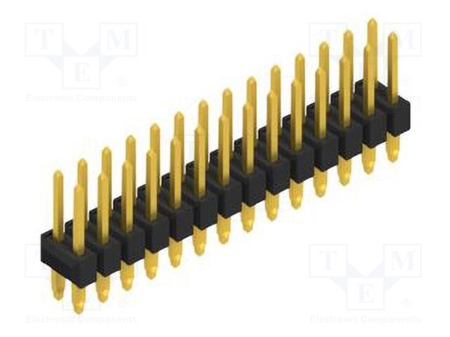 Connector: pin strips; pin header; male; PIN: 28; 2.54mm; THT; 2x14