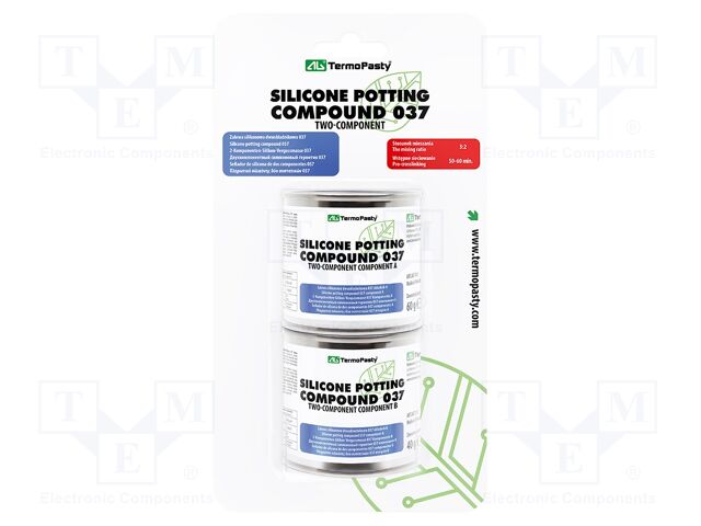 Silicone encapsulating compound; transparent; 50÷180°C; 11kV/mm