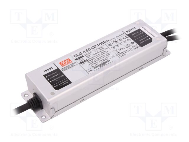 Power supply: switched-mode; Communication: DALI; LED; 151.2W