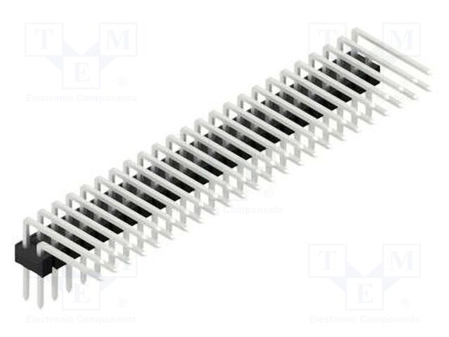 Connector: pin strips; pin header; male; PIN: 48; 2.54mm; THT; 2x24