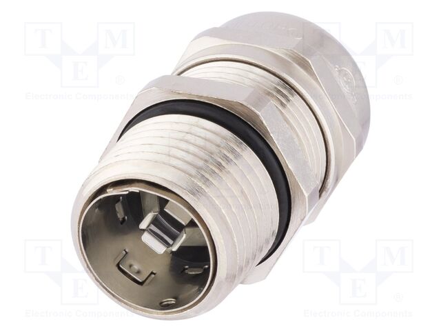 Cable gland; with earthing; NPT1"; IP68; Mat: brass