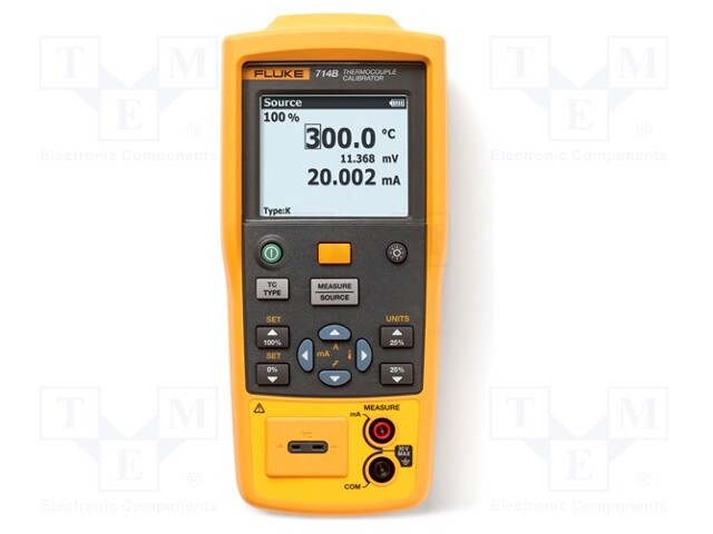 Calibrator; thermocouple; VDC: -10m÷75mV