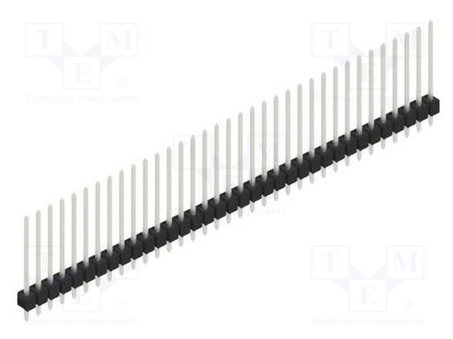 Connector: pin strips; pin header; male; PIN: 35; 2.54mm; THT; 1x35