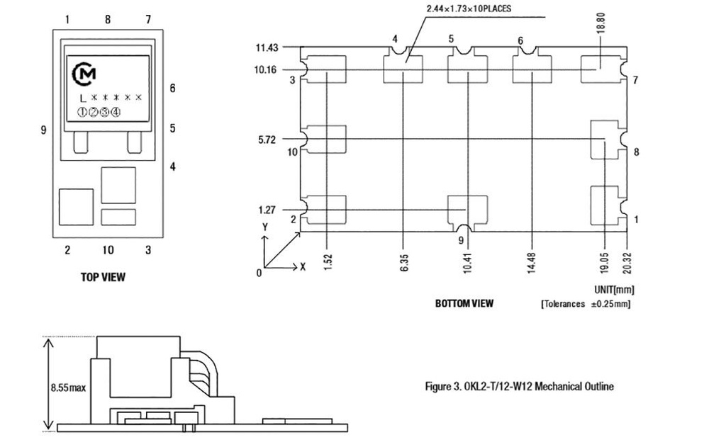 Converter: DC/DC; 60W; Uin: 4.5÷14V; Uout: 690mVDC÷5.5VDC; Iout: 12A