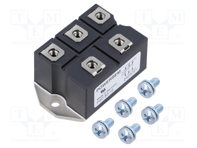 Bridge rectifier: three-phase