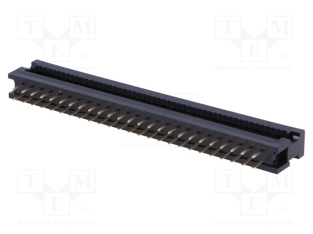 IDC transition; PIN: 50; IDC,THT; for ribbon cable; 1.27mm; 1A