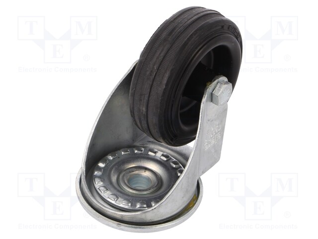 Transport wheel; Ø: 80mm; W: 25mm; H: 107mm; torsional; 50kg