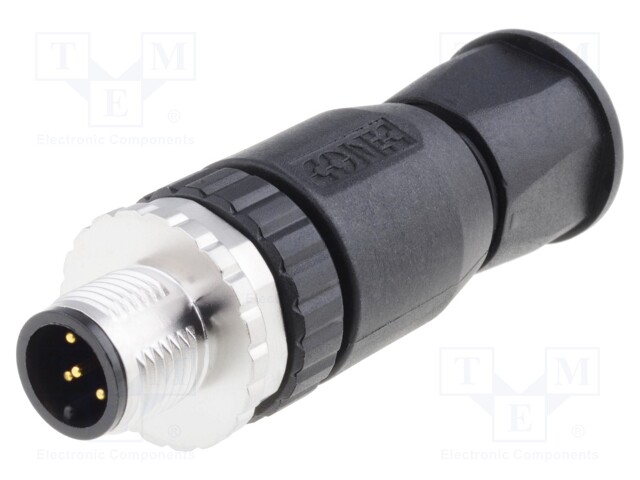 Plug; M12; PIN: 5; male; A code-DeviceNet / CANopen; for cable