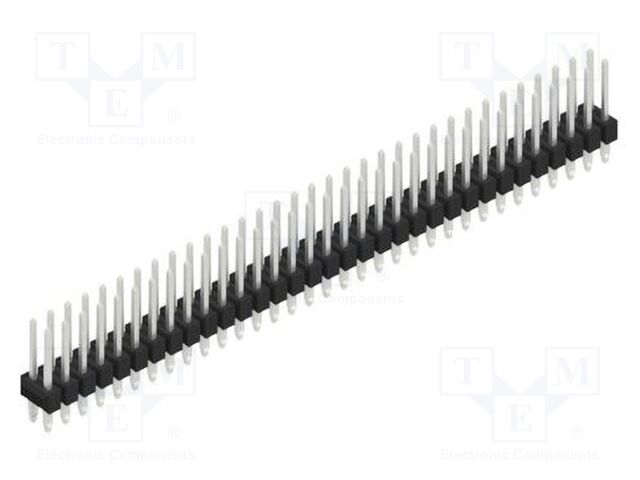 Connector: pin strips; pin header; male; PIN: 66; 2.54mm; THT; 2x33