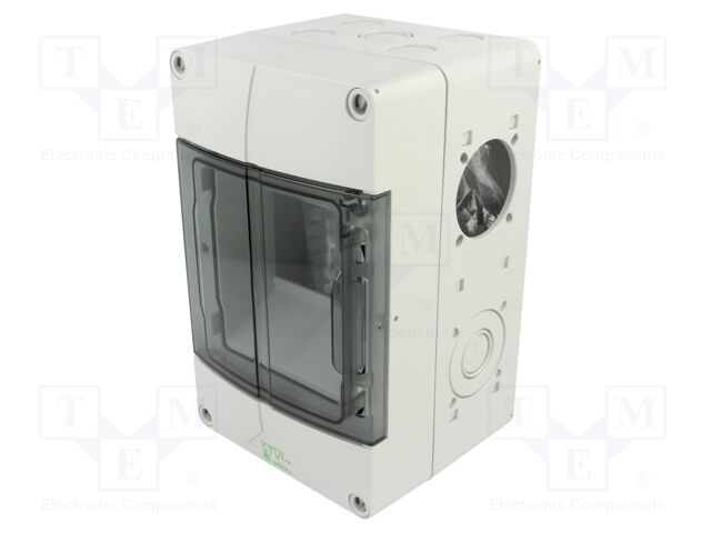 Enclosure: for modular components; grey; No.of mod: 4; Series: STV