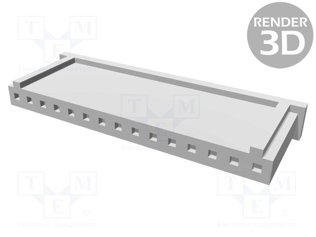 Plug; wire-board; female; AMPMODU MOD II; 2.54mm; PIN: 15