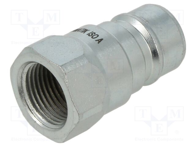 Quick connection coupling; connector pipe,double-sided; 300bar