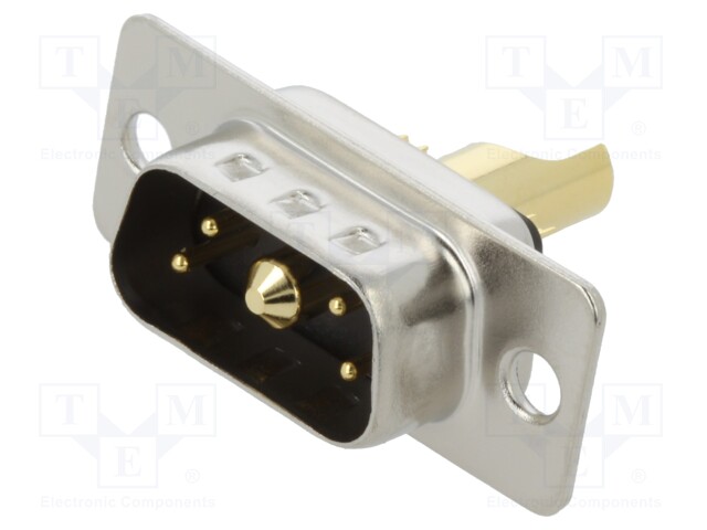 Special D-Sub; PIN: 5(1+4); plug; male; for cable; soldering; MHCD