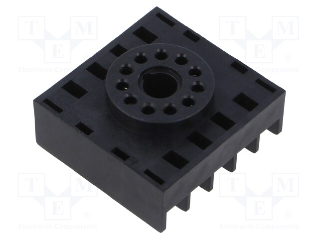Relays accessories: socket; PIN: 11; Electr.connect: round socket