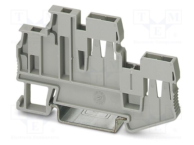 End/partition plate; PA; L: 40mm; W: 5.2mm; H: 71.5mm; Body: grey